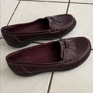 Clarks Dark Brown Leather Loafers